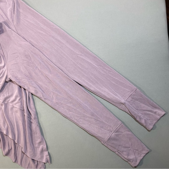 NWT ododos Athletic Relaxed-Fit Long Sleeve Tee, Flowy Curved Hem - Women Large - Picture 11 of 13